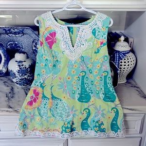 Lilly Pulitzer sleeveless tunic 12 Vintage!